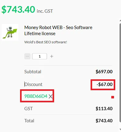 Moneyrobot latest coupon